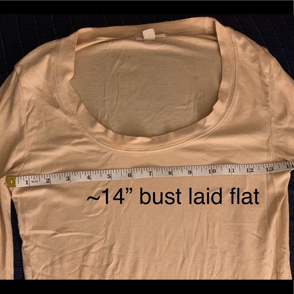 ❤️🆓ZA Cream Scoop Neck Longer Sleeves & Length S - Picture 7 of 16